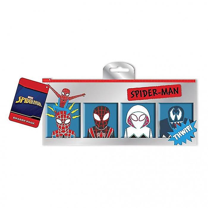 Spider-Man Sketch Erasers Set (Pack de 4)