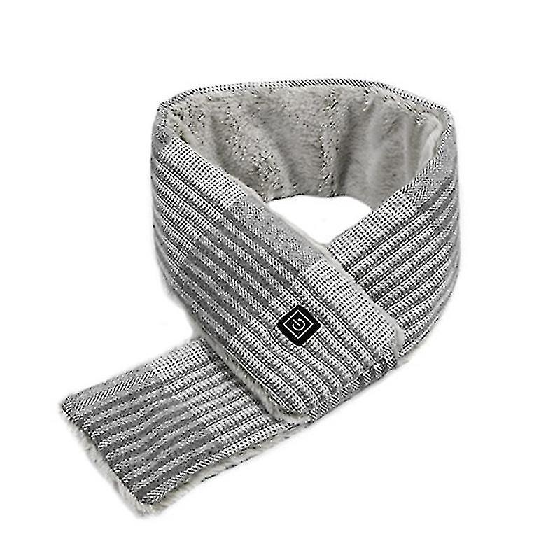Temp Setings Usb Powered By Power Bank, Neck Pain Relief Be Washed Heated Scarf
