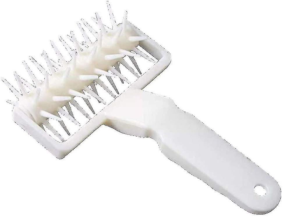 Plastic Pizza Cookies Dough Roller Pastry Pie Needle Wheels Cutter Cake Bread Hole Punch Machine