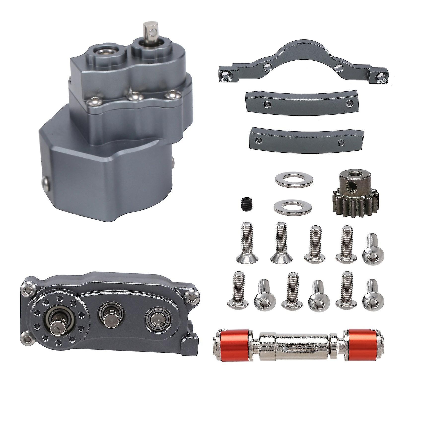 Front Motor Transmission Prefixal Gearbox Transfer Case For 1/10 Rc Crawler Car Axial Scx10 & Scx10