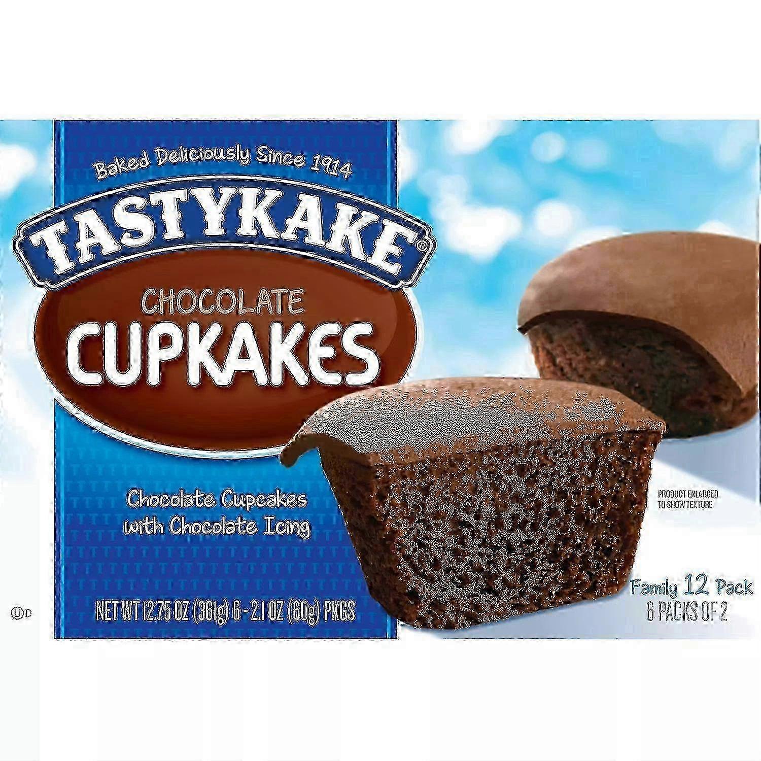 Tastykake Chocolate Cupcakes Pack, 6 Ea
