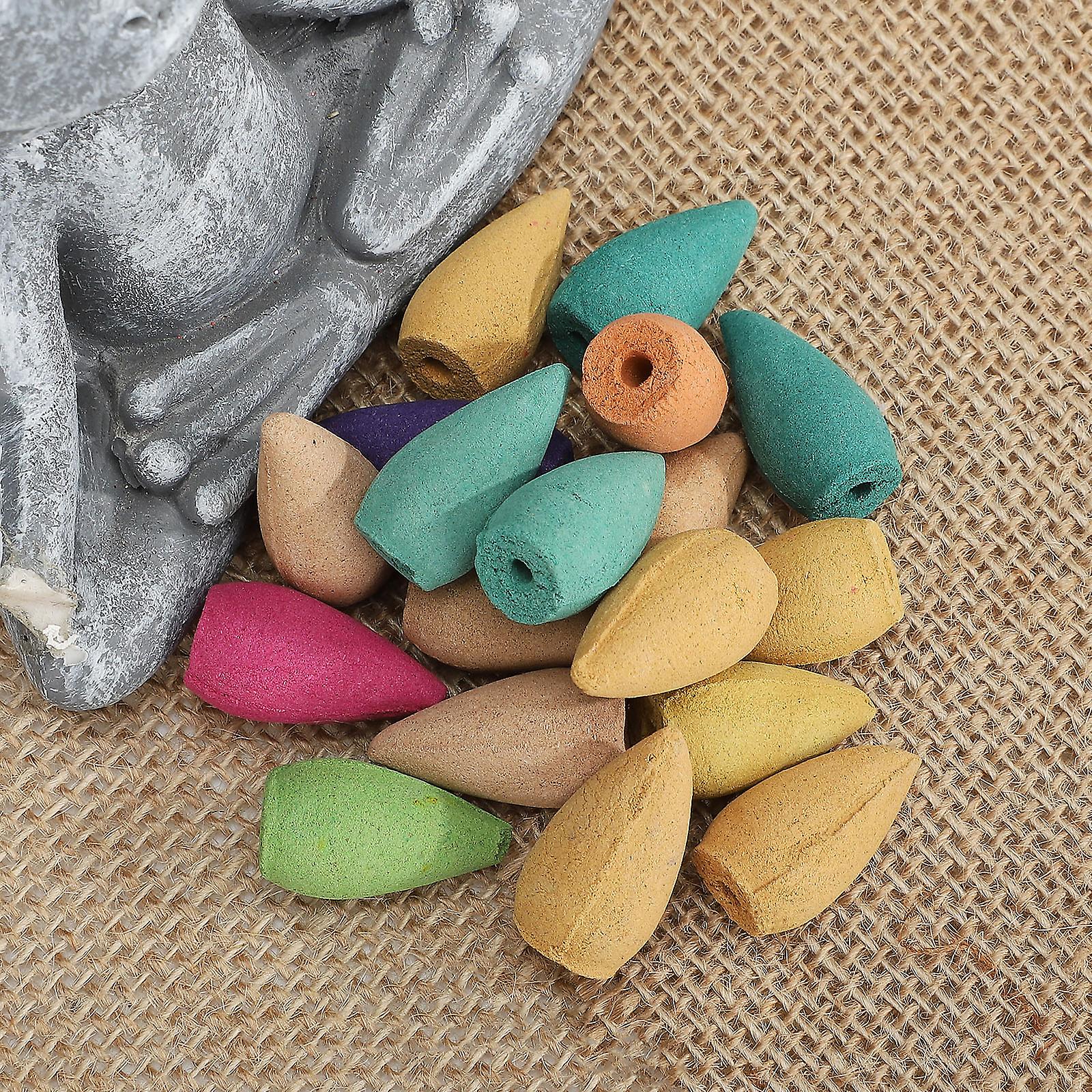 20pack Natural Mixed Incense Cones Reflux Tower Incense Backflow Incense