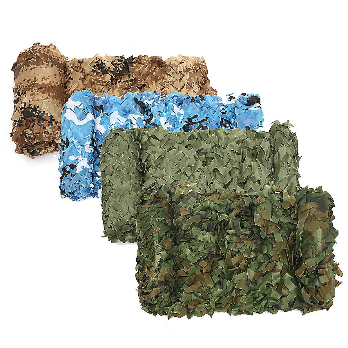 4M X 2m Camo Netting - Camouflage Net For Car Cover, Camping, Woodland, Military, Hunting, Shooting