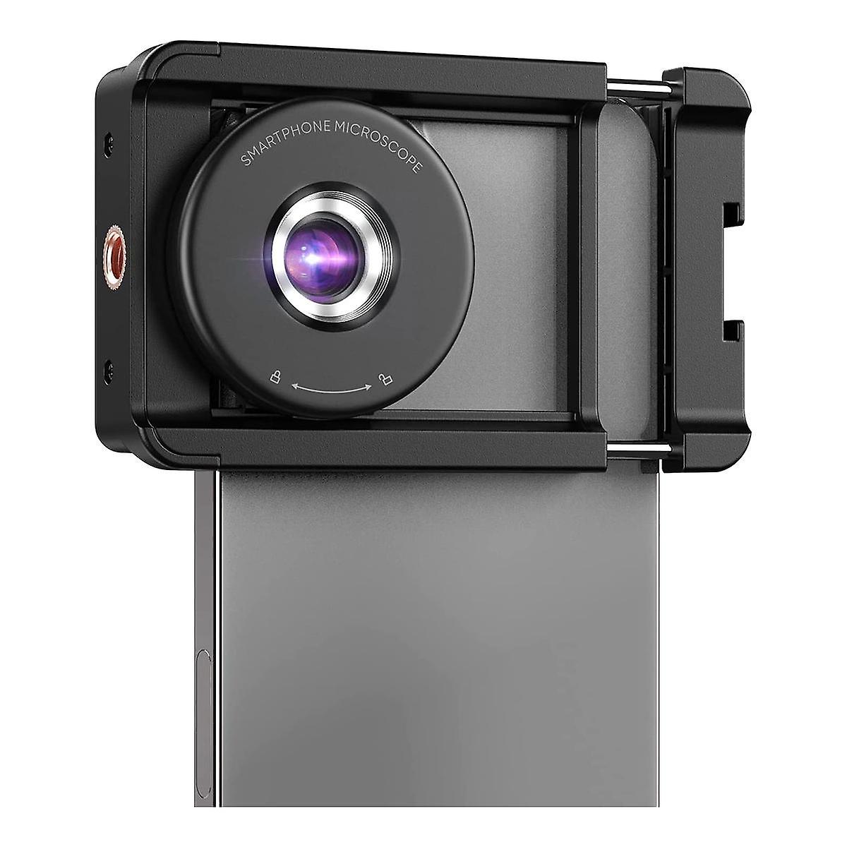 Phone Macro Lens, 100X Microscope -Camera with LED Light Handheld Pocket,Compatible with Smartphone