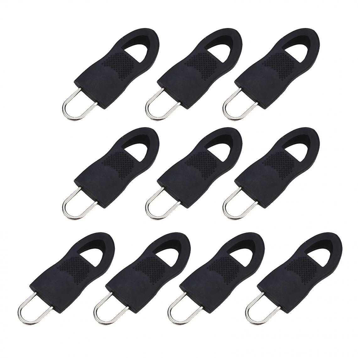10pcs Detachable Zipper Fastener Zipper Tags