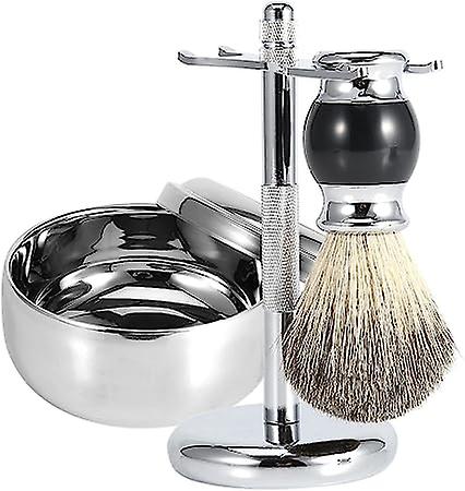 Scheercadeauset, Super Scheerborstel + Scheerborstelhouder + Scheerkom