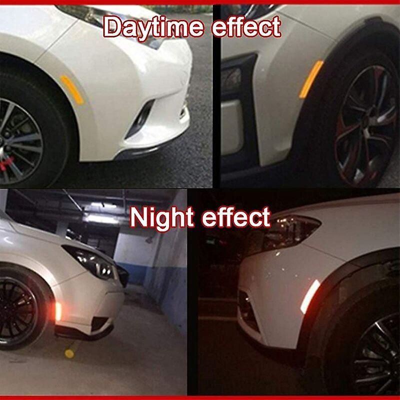 KALIONE Reflective Tape - Self-Adhesive Neon Warning Tape 10mm X 8m For Bikes, Cars & Safety