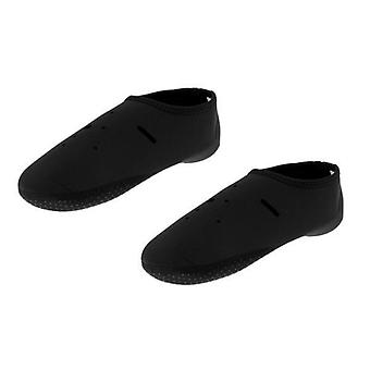 3x2mm Neopren Quick Dry Beach Sko Dykking Snorkling Sokker L Black