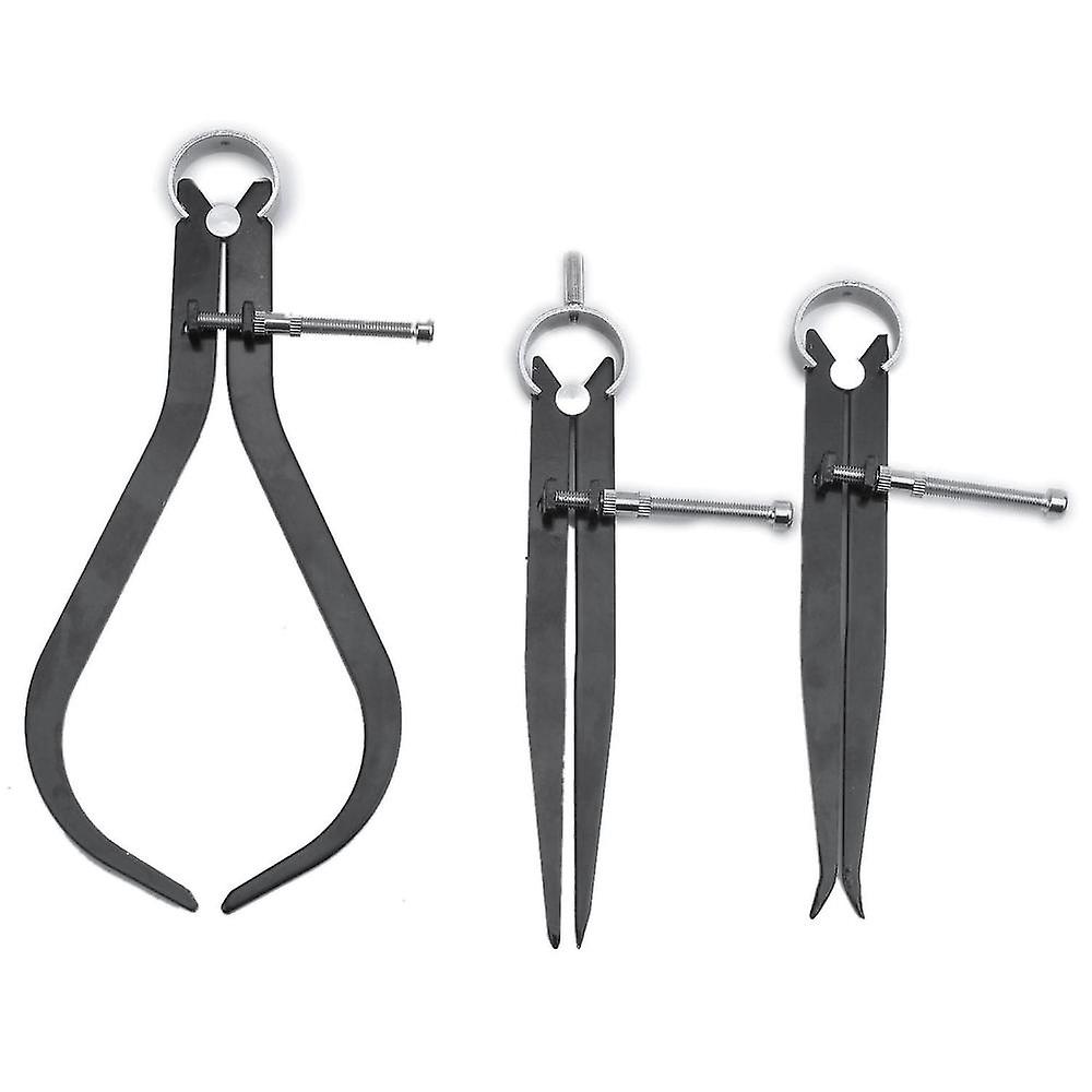 Spring Inside Outside Divider Caliper Set 9.8-inch Machinist Tools 3-pack