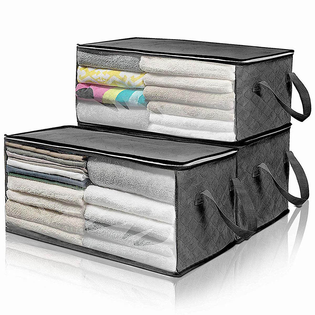 Portable Foldable Quilt Storage Bag - Easy To Carry, Space-saving Design
