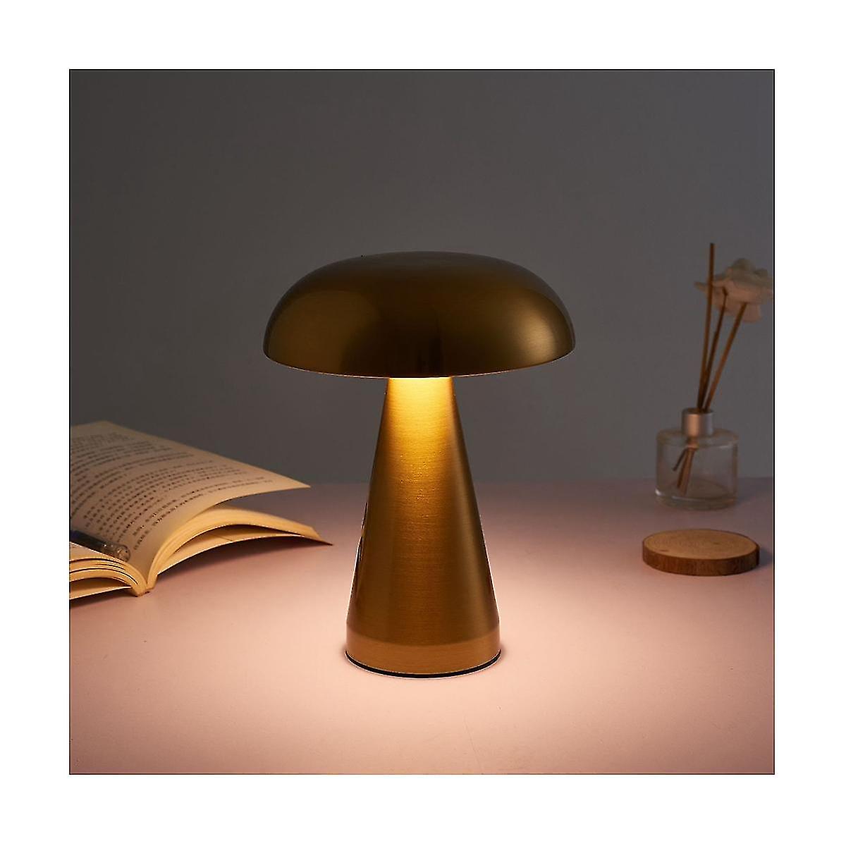 Mushroom Lamp Led Bar Table Lamp Hotel Cafe Outdoor Decorative Table Lamp Bedside Usb Charging Nigh
