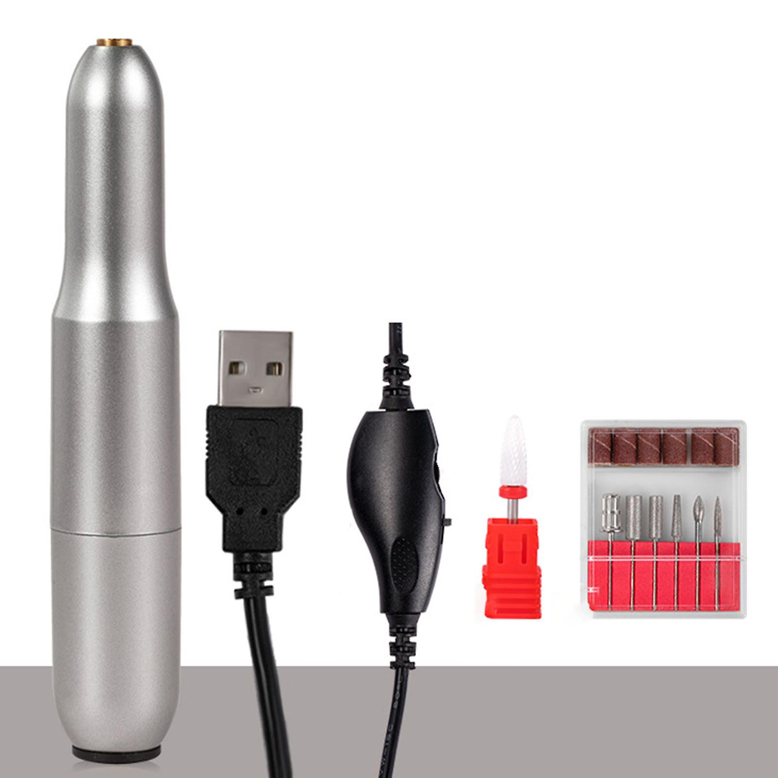 Portable Electric Nail Drill Kit Polishing Shape Machine Diy Tool