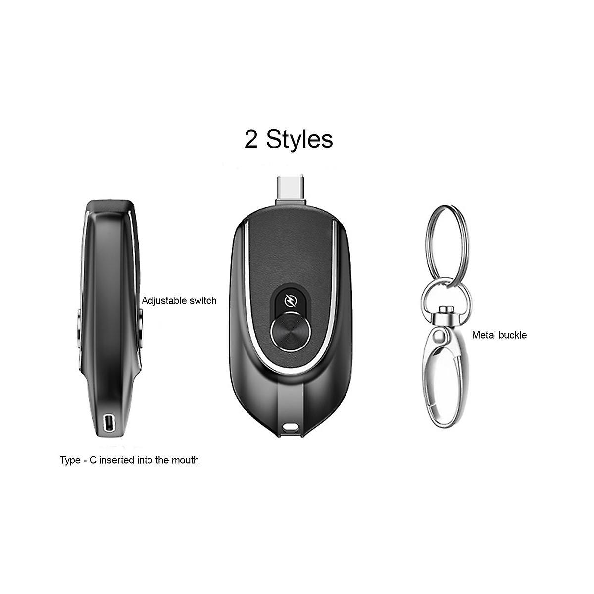 1200MAh Portable Mini Power Bank Keychain Charging Powerbank Mobile Phone Spare External Battery fo