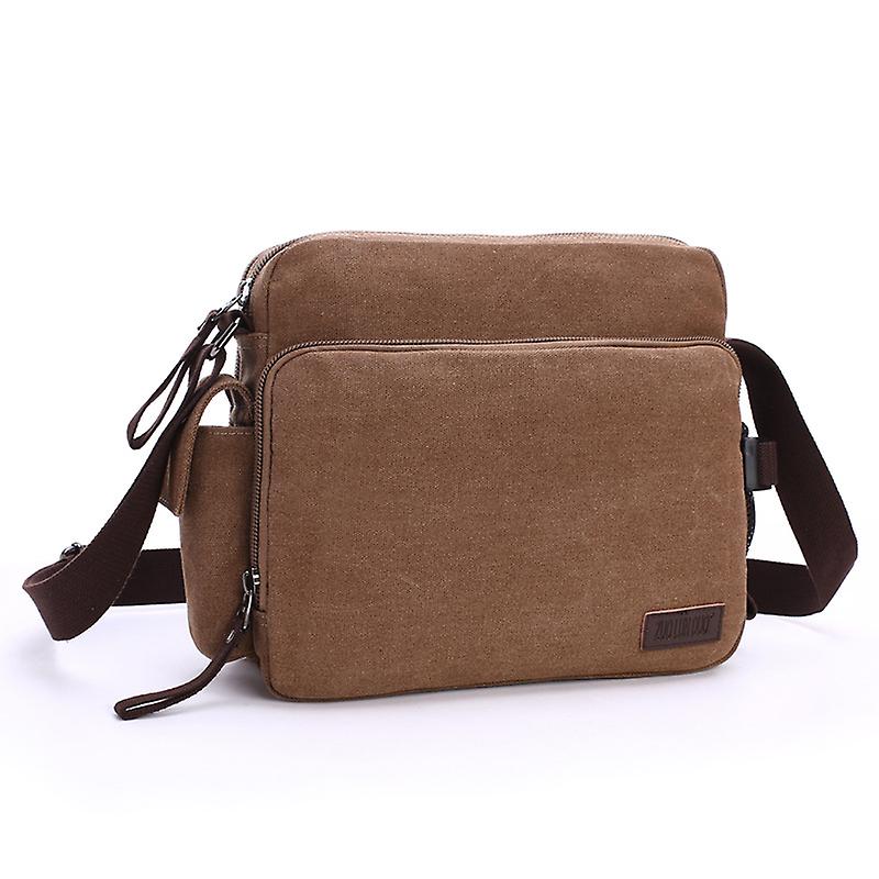 INF Borsa a Tracolla Vintage Piccola Ianvas e Pelle