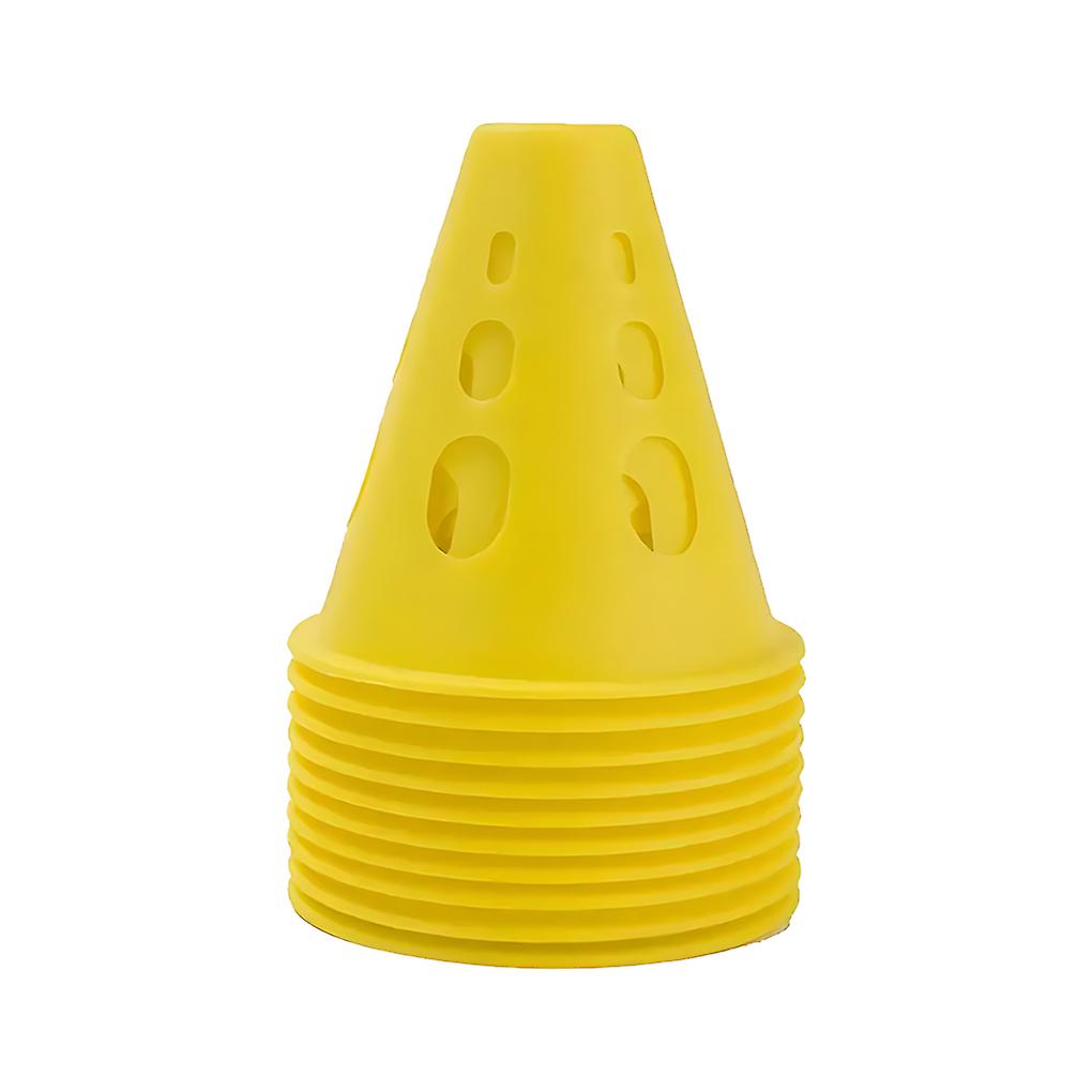10piece Roller Skating Pile Hollow Windproof For Quick Set Up And Easy Storage Soccer Training Cone