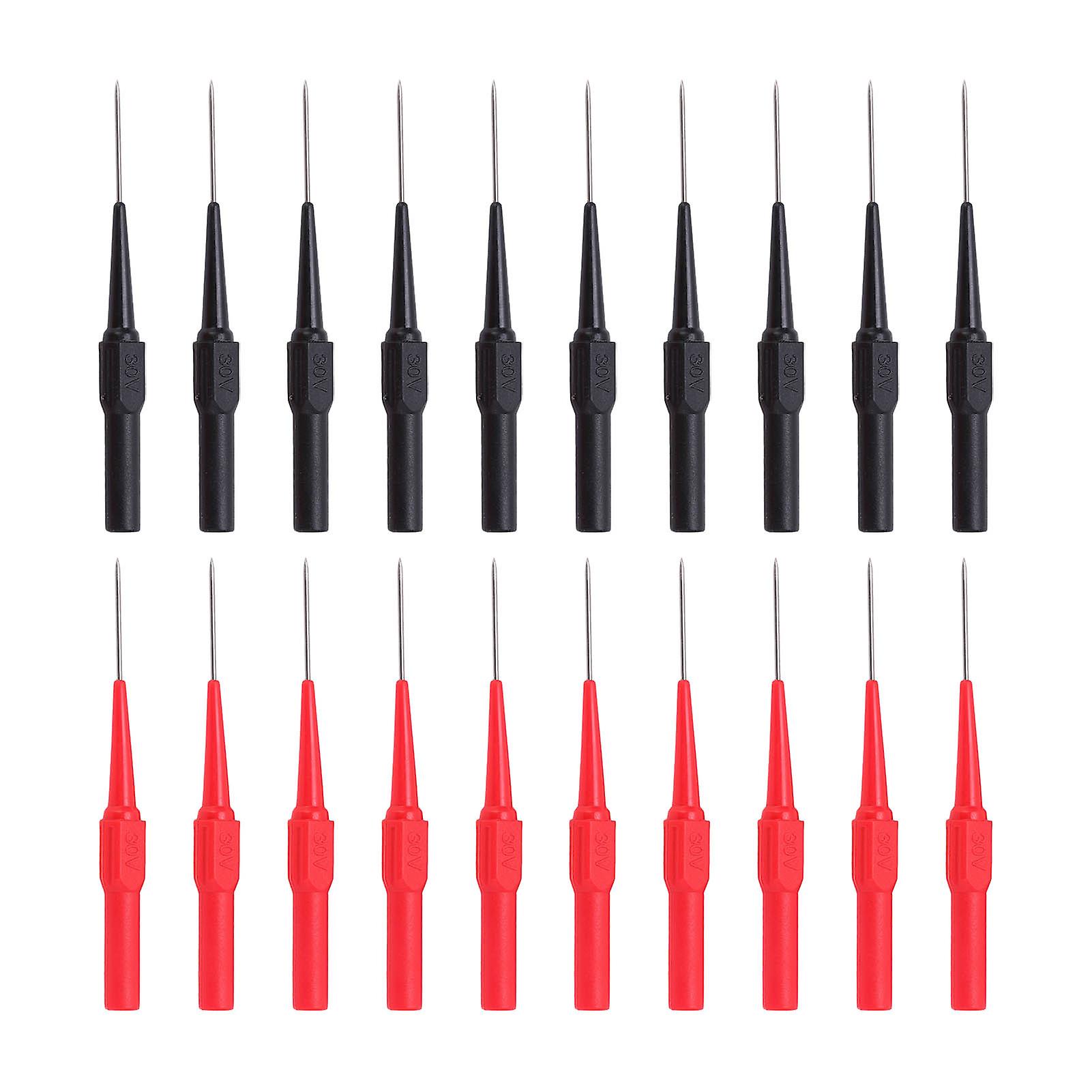 10 Pair 26.010 1.00mm Piercing Needle Test Probes 30VAC‑60VDC 10A for Car Vehicle Repairing