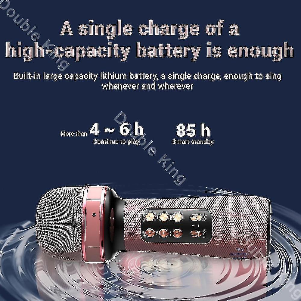 Microphone And Audio Integrated Amplifier. Amplifier With Mobile Phone Bluetooth Singing Artifact