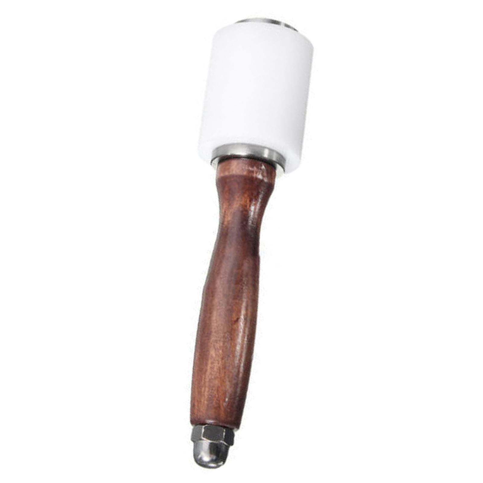 Leather and Nylon Hammer, Wooden Handle, Leather Carving Mallet, Craft Tool