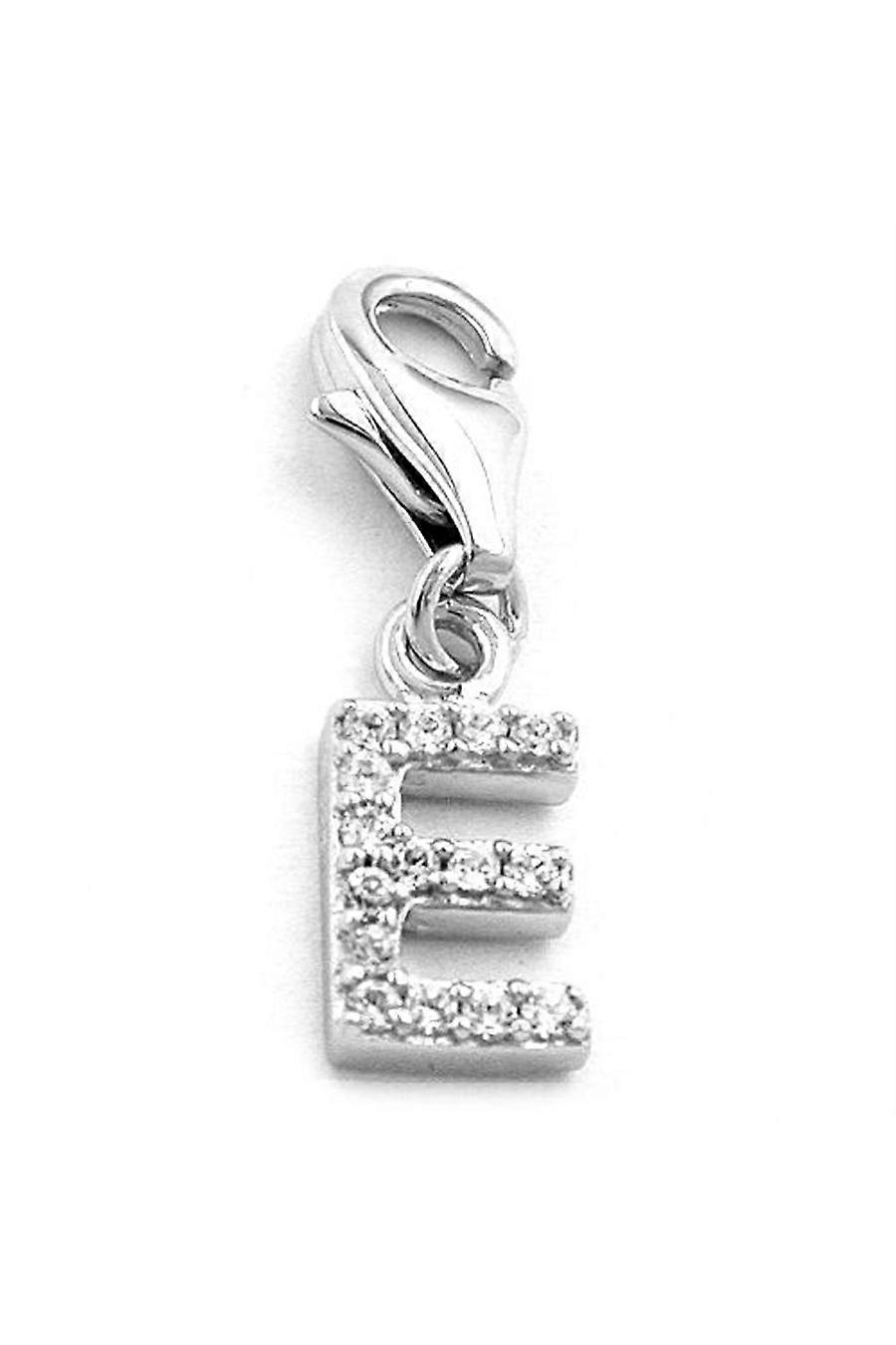 Pendant Charm Letter E Silver 925 - Gl90891
