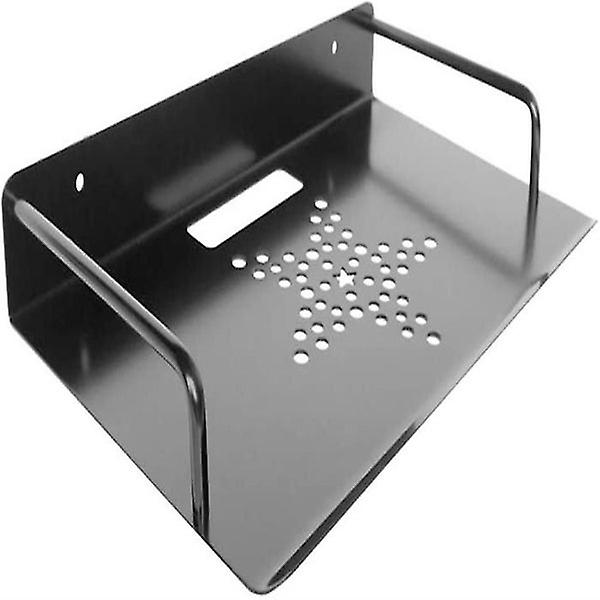 Wall Mount Metal Shelf for TV Components, Projector, and Router