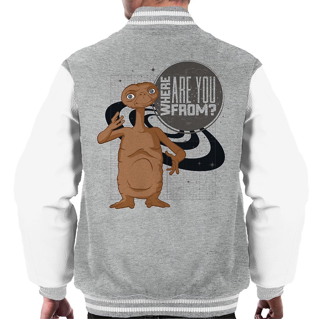 E.T. Where Are You From Men's Varsity Jacket