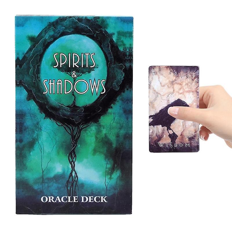 Spirits Shadows Tarot Card Unknown Spirit Deck Tarot Oracle Cards Deck Card Mysterious Divination Game Family Party Board Game