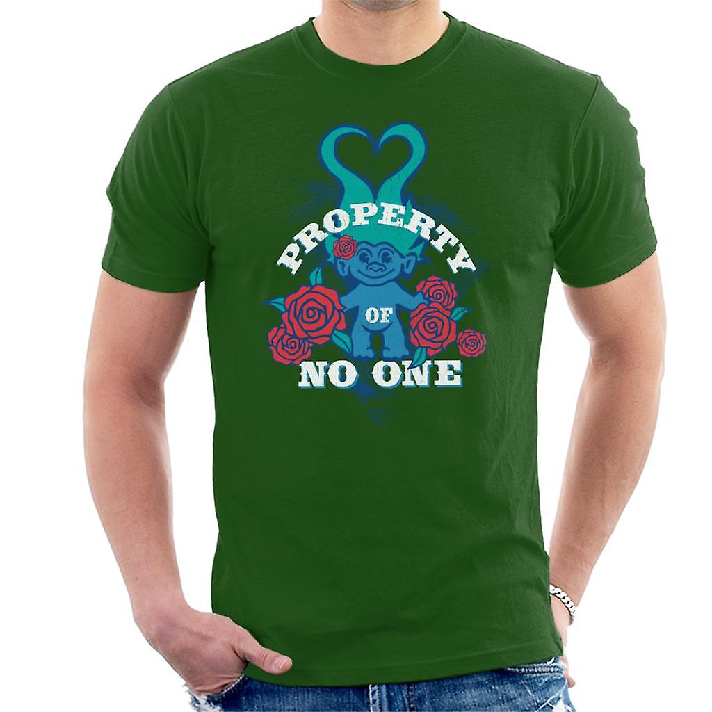Trolls Property Of No One Love Heart Men's T-Shirt