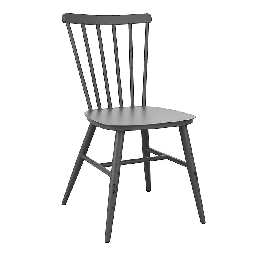 Spindle Side Chair - Dark Grey