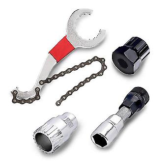 Outils de réparation de vélo Set Crank Extractor Puller Bike Bottom Bracket Lockring Remover Wrench MTB Mountain Road Bike Repaire Kit