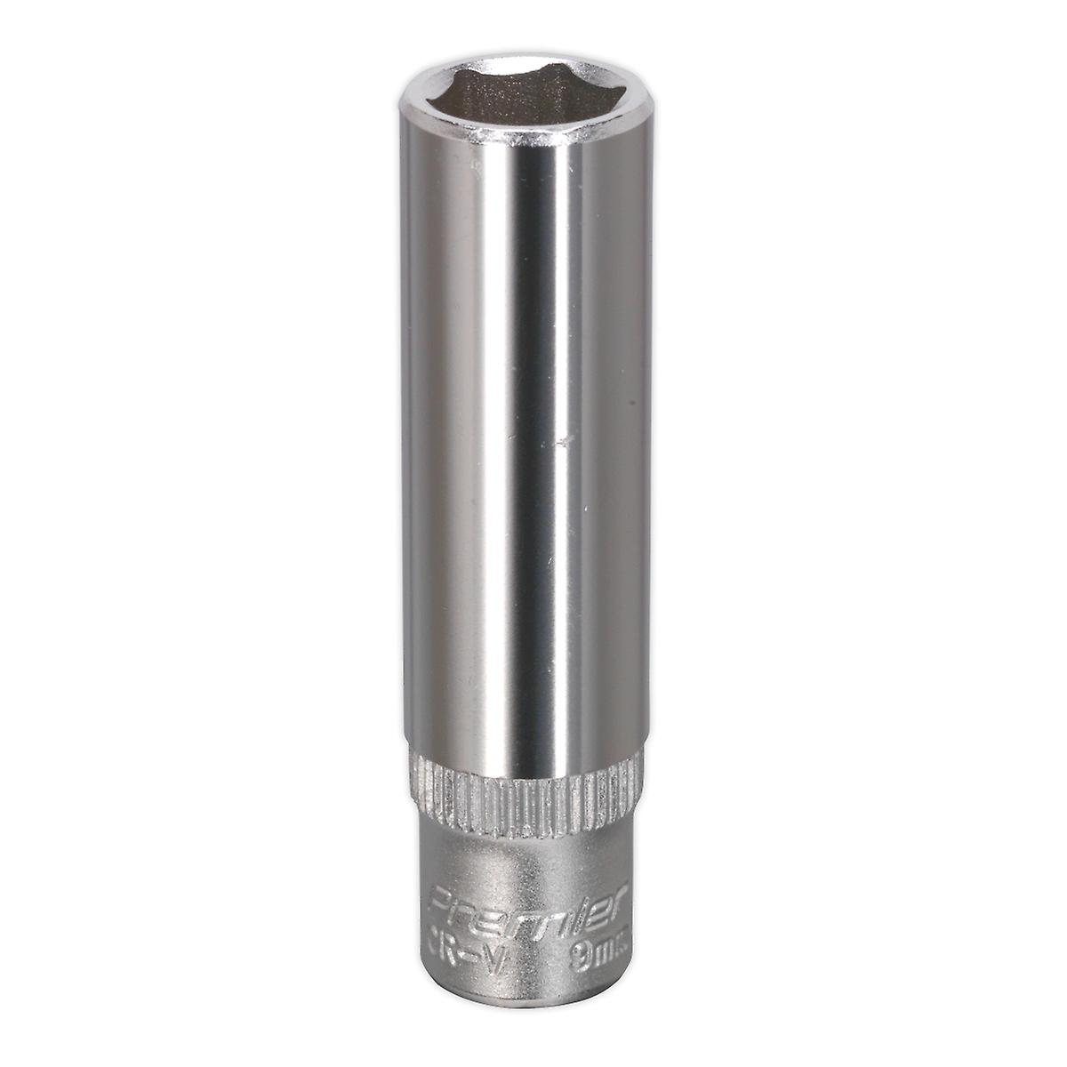 Sealey S1409D Walldrive Socket 9Mm Deep 1/4Sq Drive