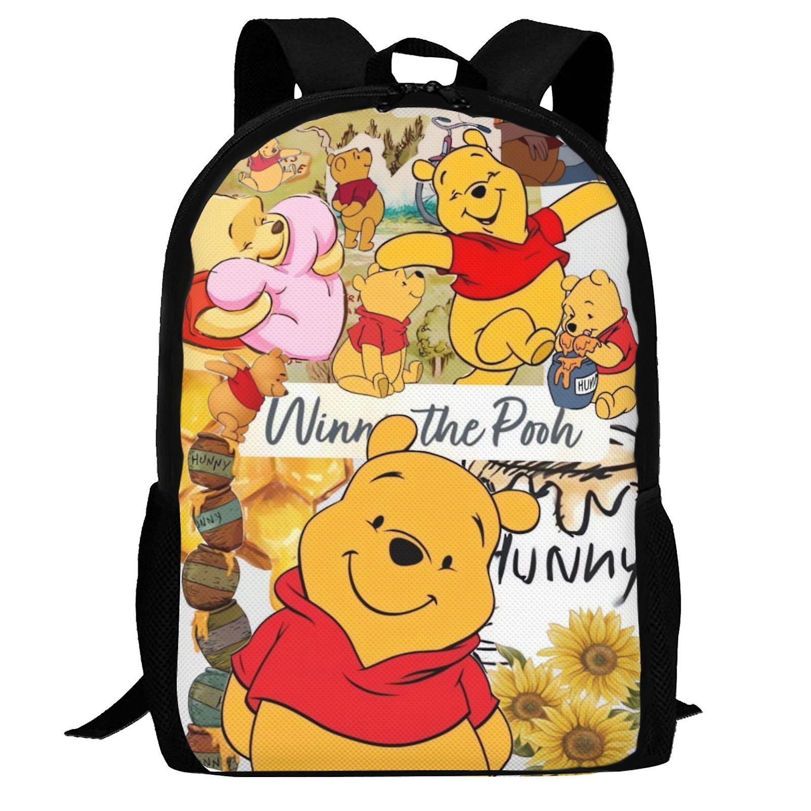 Winnie The Pooh Backpack,Laptop Backpack Lightweight Casual DaypackMulti-Function Travel Backpack