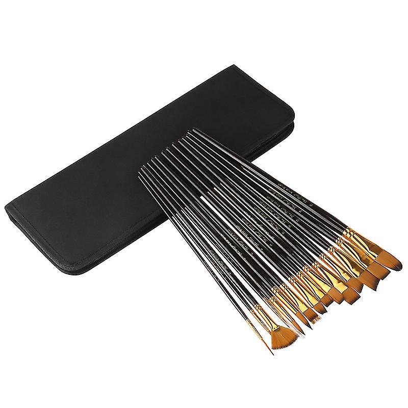 15pcs Paint Brush Set
