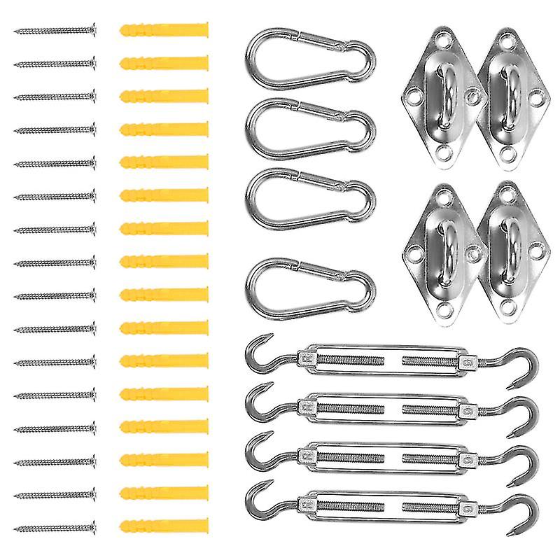 1set Sun Sail Fixing Set