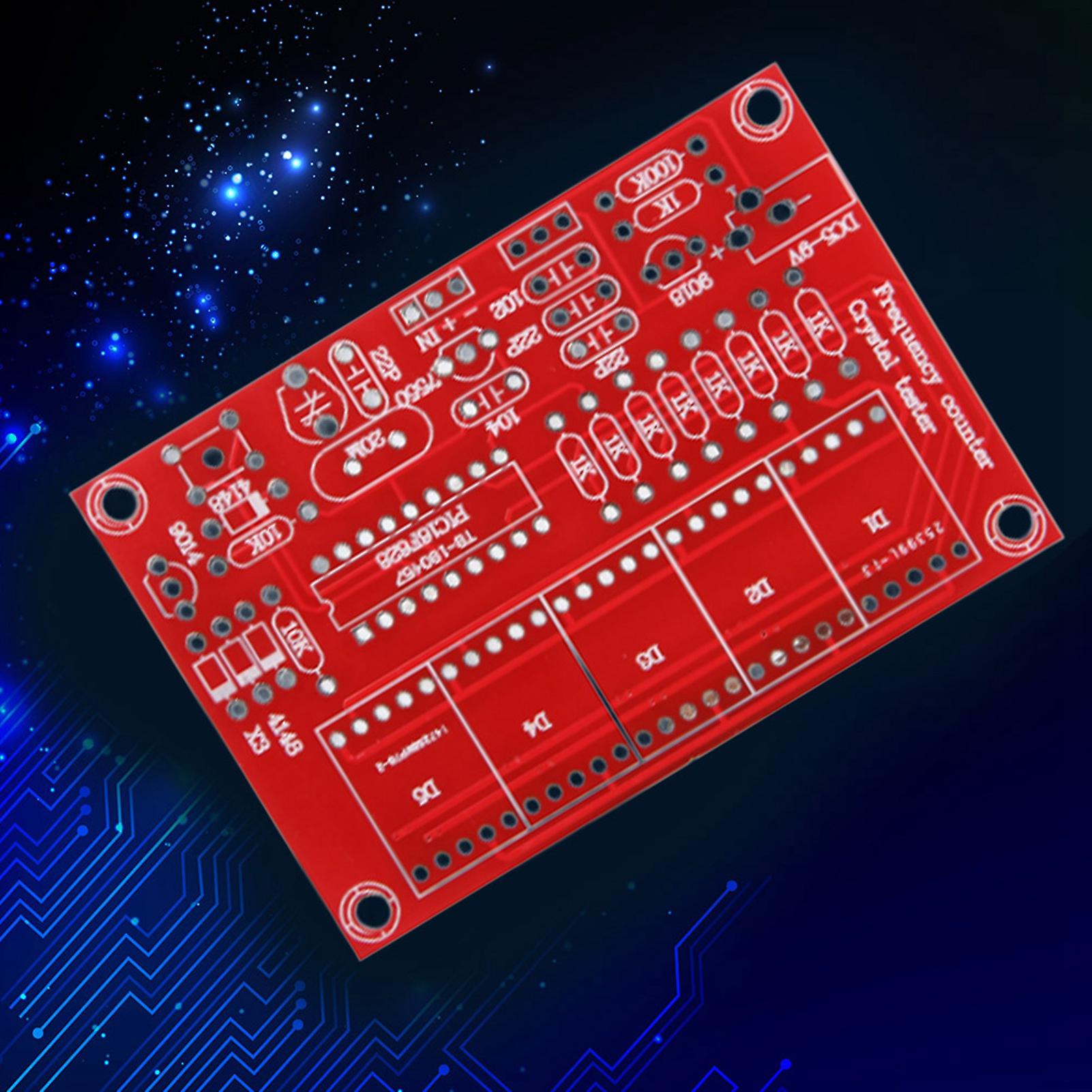 DIY 1Hz-50MHz Frequency Meter Module Kit with 5-Digit Red Display