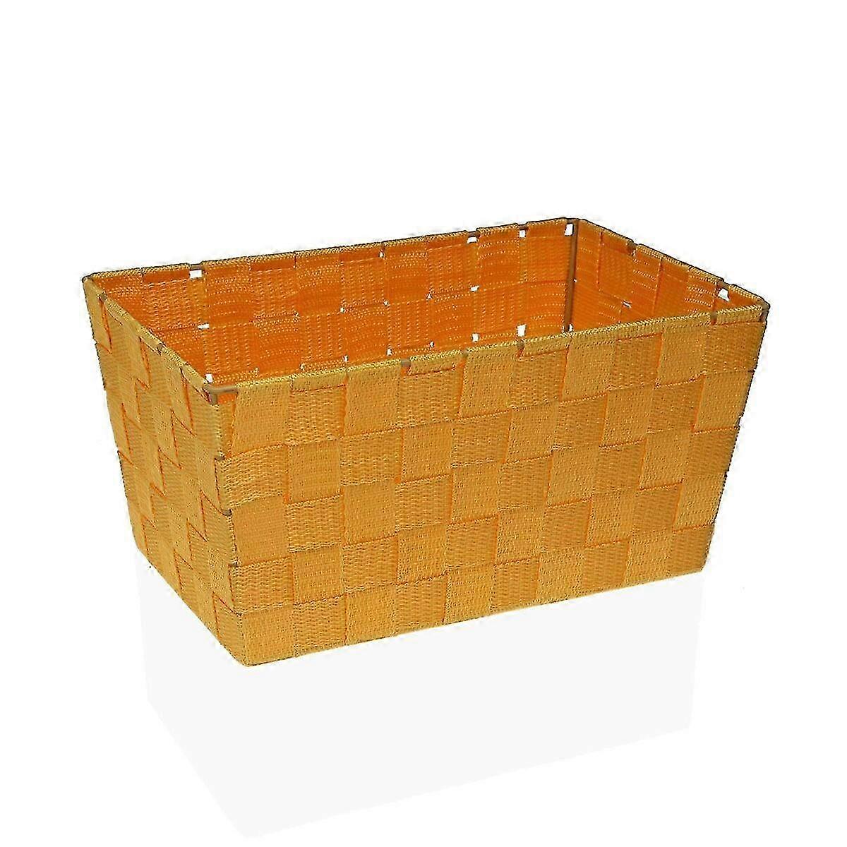 多用途篮子 Versa Flandes 20 x 15 x 30 厘米 黄色