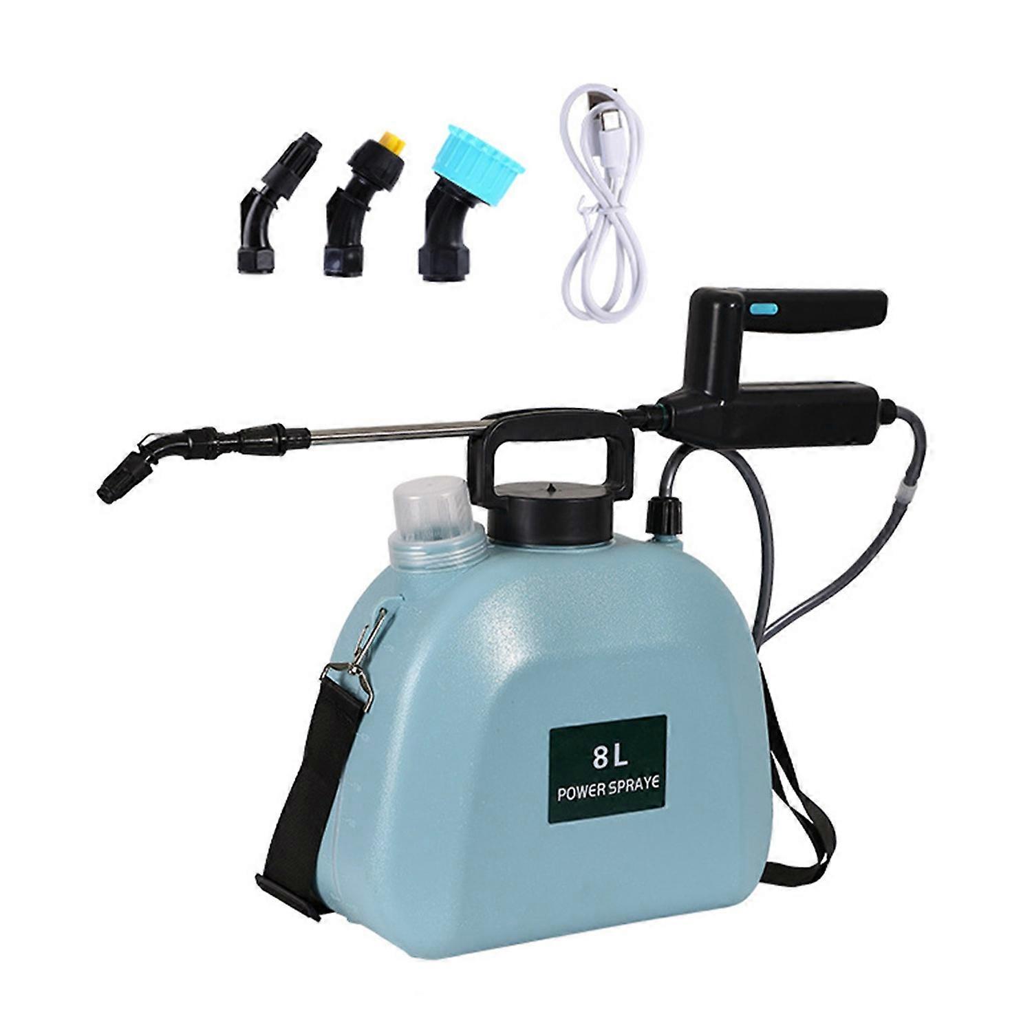 5L/8L Electric Sprayer Battery Powered Sprayer with 3 Nozzles Adjustable Shoulder Strap Electric