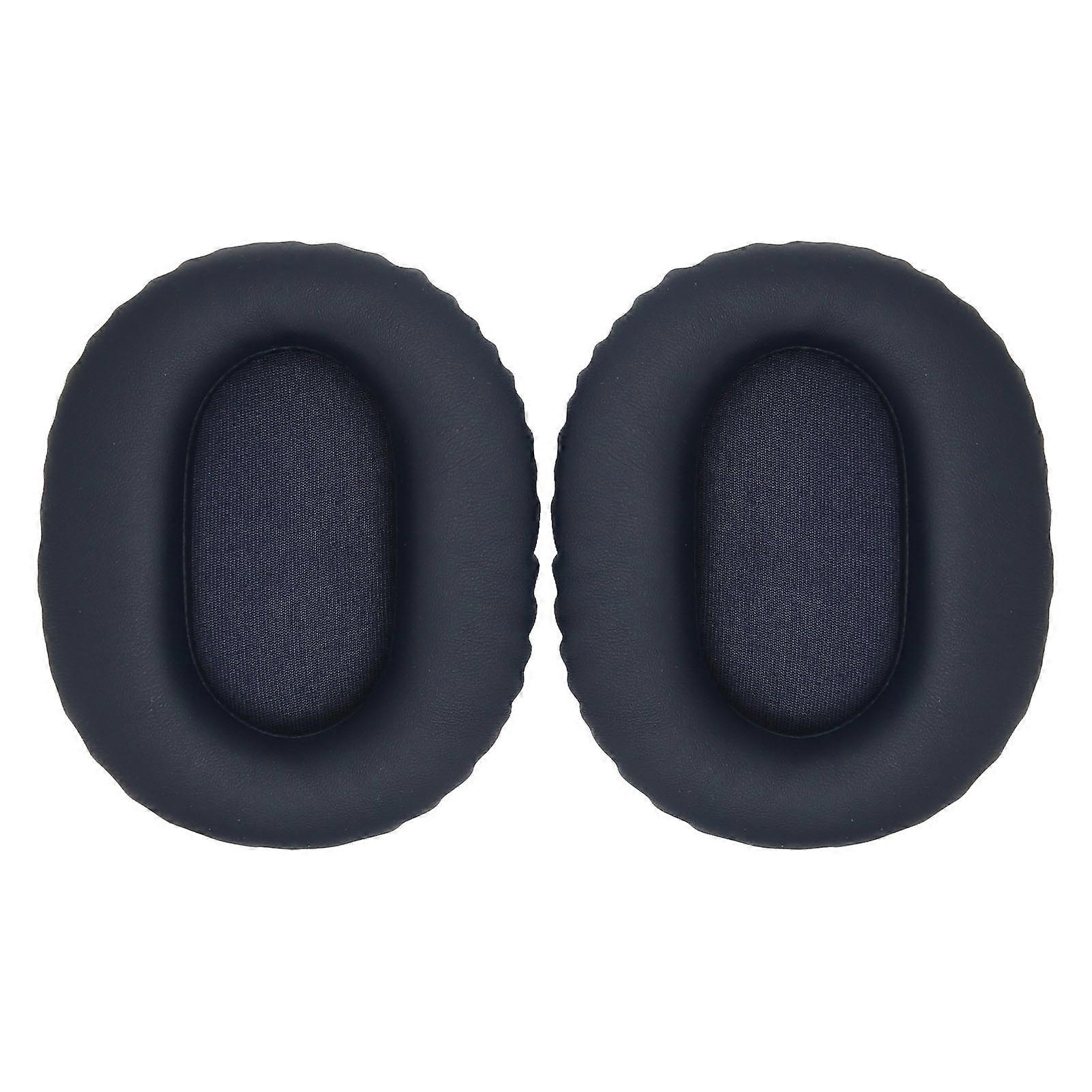 2pcs Ear Cushions Replacement Soft Protein Leather Noise Isolation Foam Thickened Ear Pads For Wh Ch710n Wh Ch720n Wh Xb900n Blue