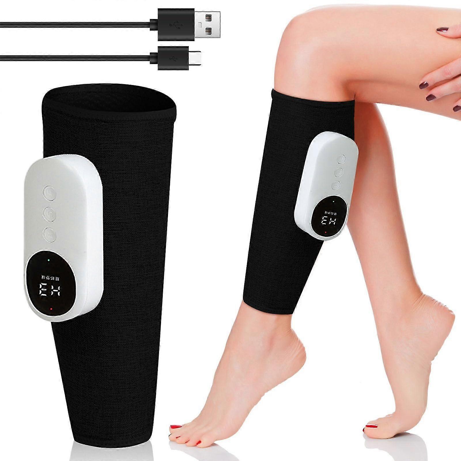 Cordless Calf Massager with Heat, Leg Massager for Pain and Circulation with 3 Modes and 3 Intensities,Revitive Circulation Booster for Legs -GSL Apri