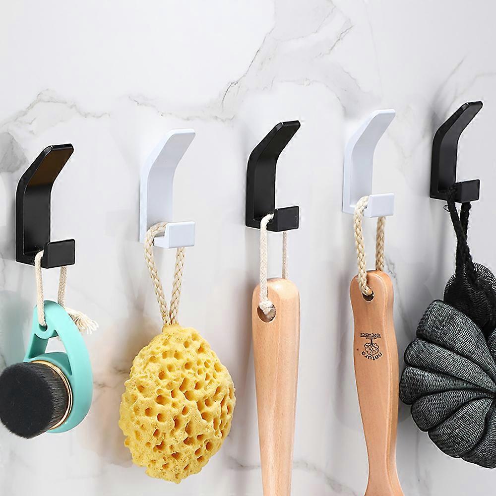 Set of 6 Pieces Adhesive Hooks, Bathroom Wall Hook