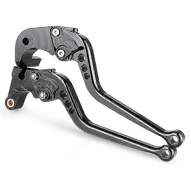 1 paire en option couleur haute qualité en alliage d’aluminium leviers de guidon marque moto long cnc frein levier d’embrayage mode