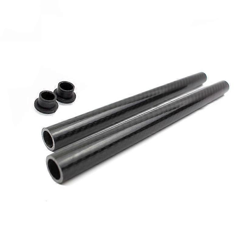 22MM 7/8 Universal Motorcycle Carbon Fiber Clip On Ons Replacement Handle Bar Handlebars Grips Tube 2pcs