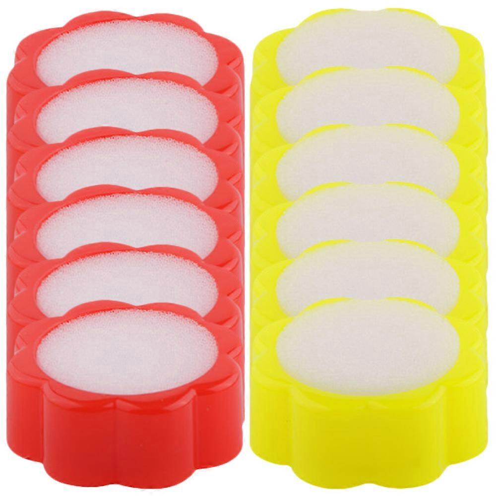 12 Pcs Wet Sponge Fingers Stationery Counting Cash Fingertip Moisteners Counting Wax Finger Moistener Sponge