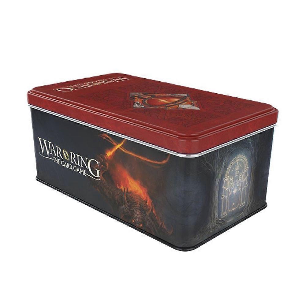 War of the Ring Shadow Balrog Embossed Metal Card Box & High Quality Sleeves