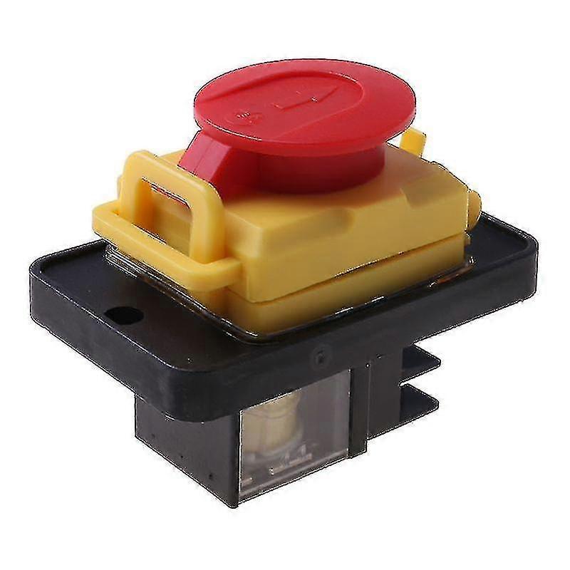 Kjd12 250v 4pin étanche magnétique Start Stop No Volt Release Pushbutton Switch
