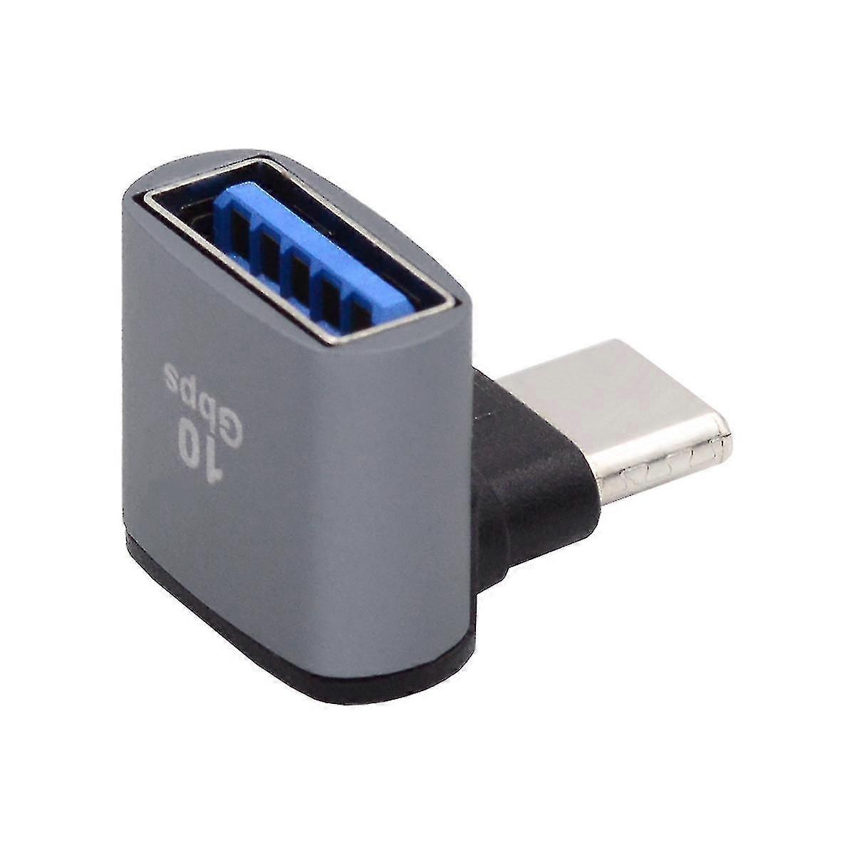 UC-035-UP 90 Degree Up/Down Angled USB Type-C to USB 3.0 Female OTG Adapter for Laptop Tablet Phone
