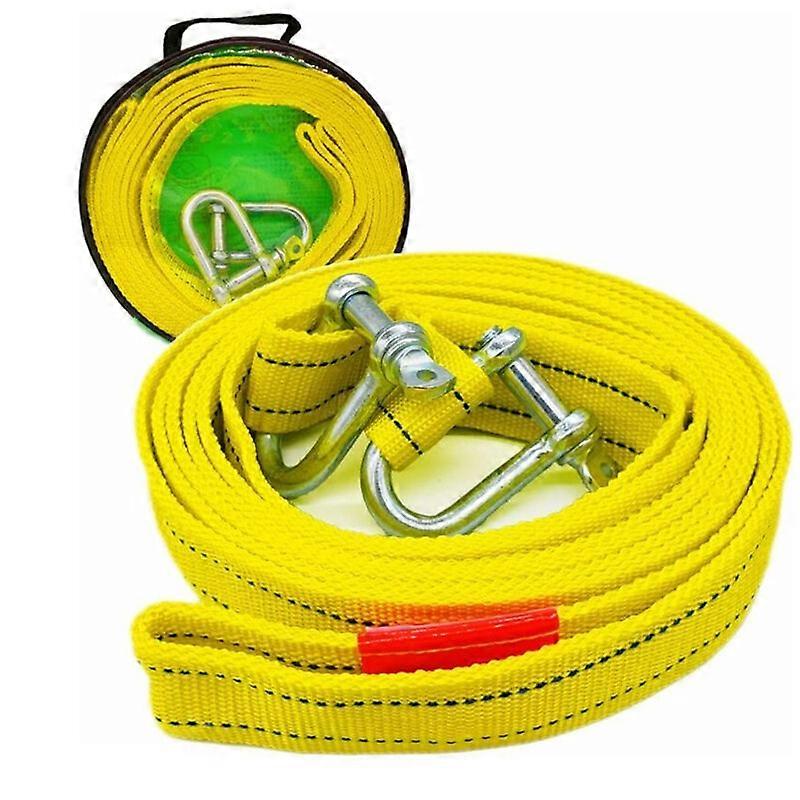 Heavy Duty Tow Strap with Two Winch Safety Hooks - Various Models