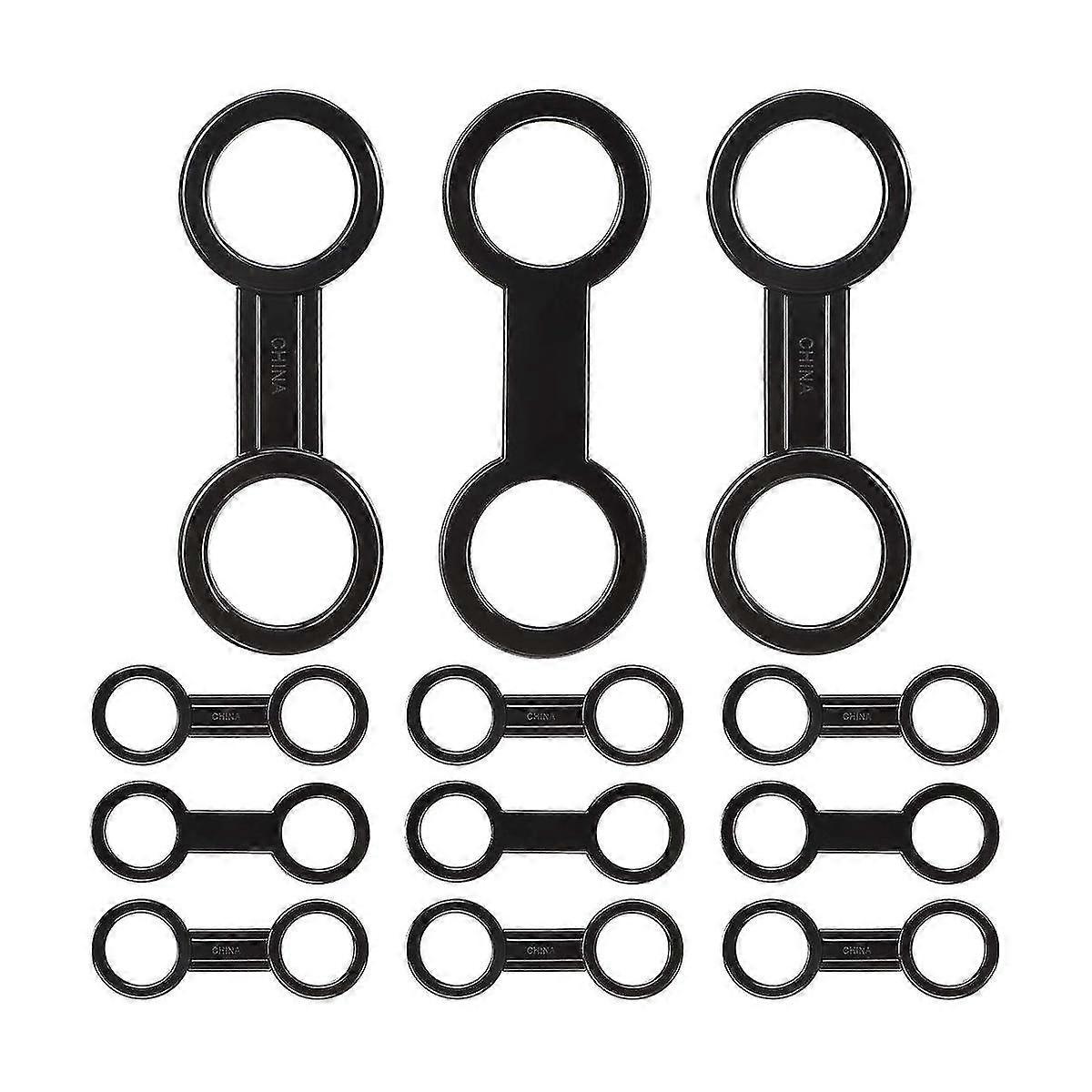 12Pc Silicone Snorkel Strap Keeper Dive Lock Kit,Dive Universal Plastic Clip Snorkel Strap Keeper T