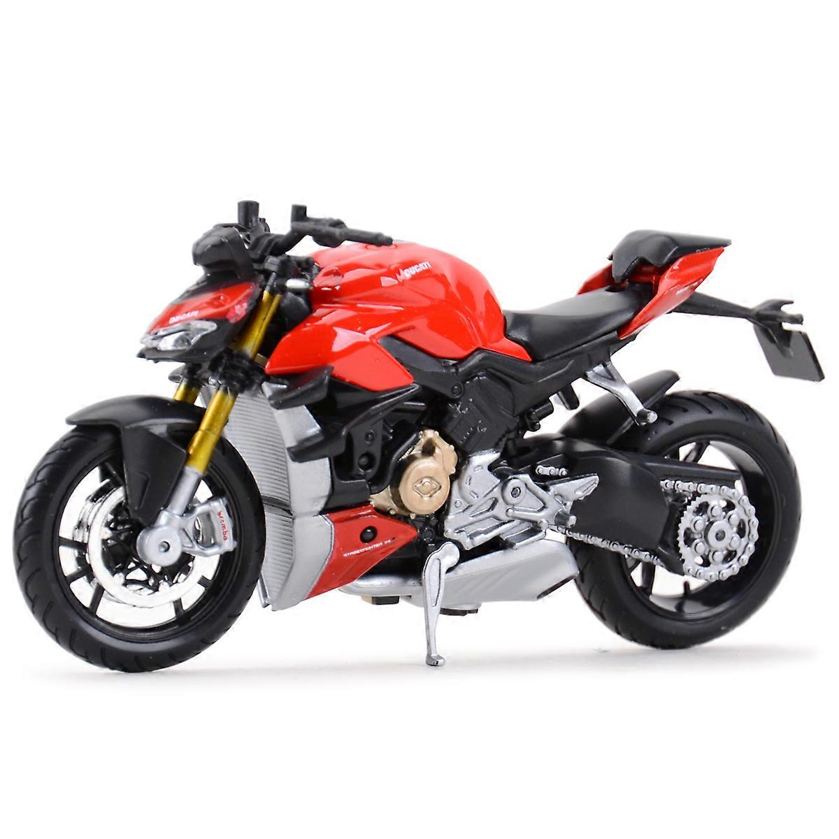 1:18 Ducat Super Naked V4 S Static Die Cast Vehicles Collectible Hobbies Motorcycle Model Toys