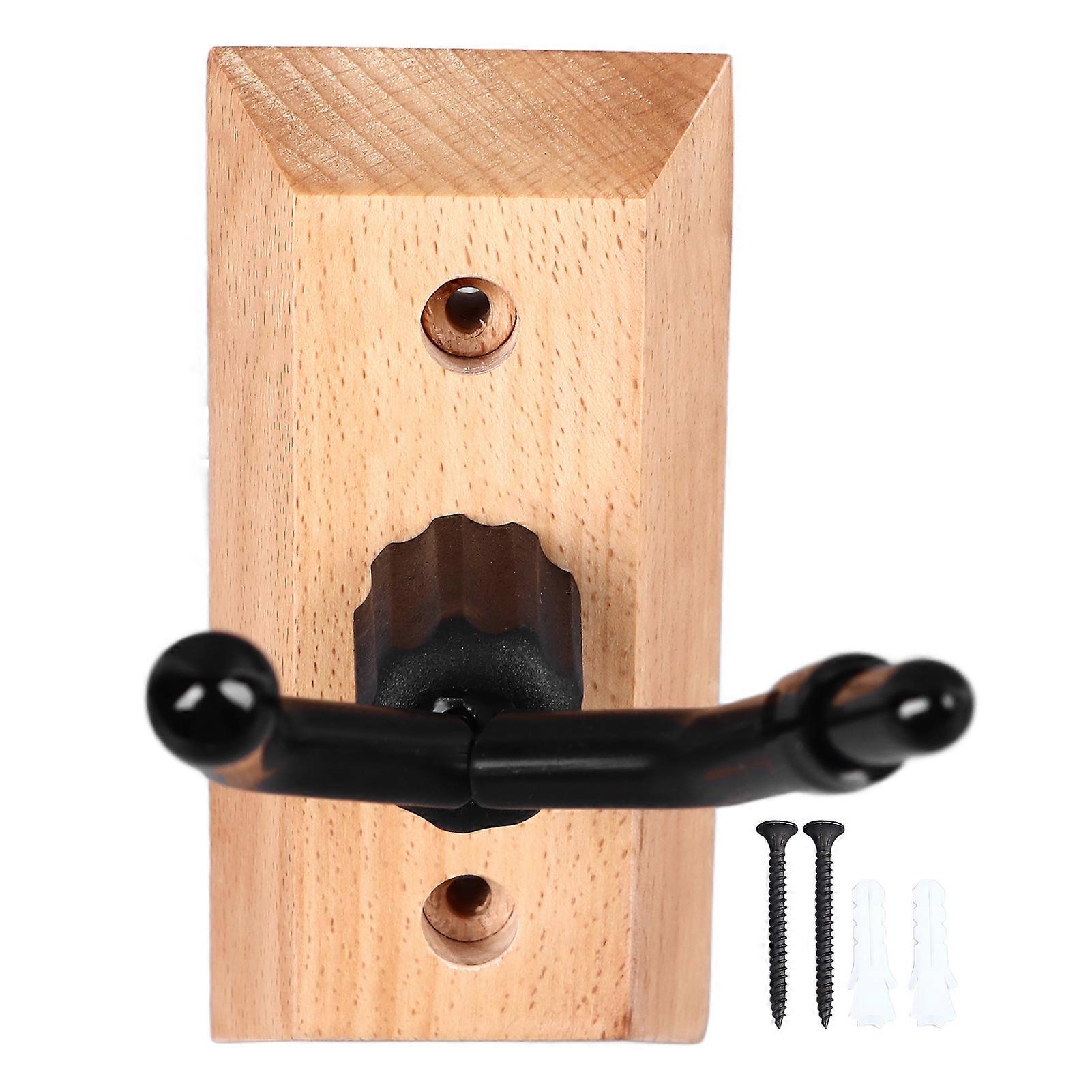 バイオリンハンガーウォールマウントホルダーフックギターネックブラケットホームスタジオ用楽器アクセサリー1個