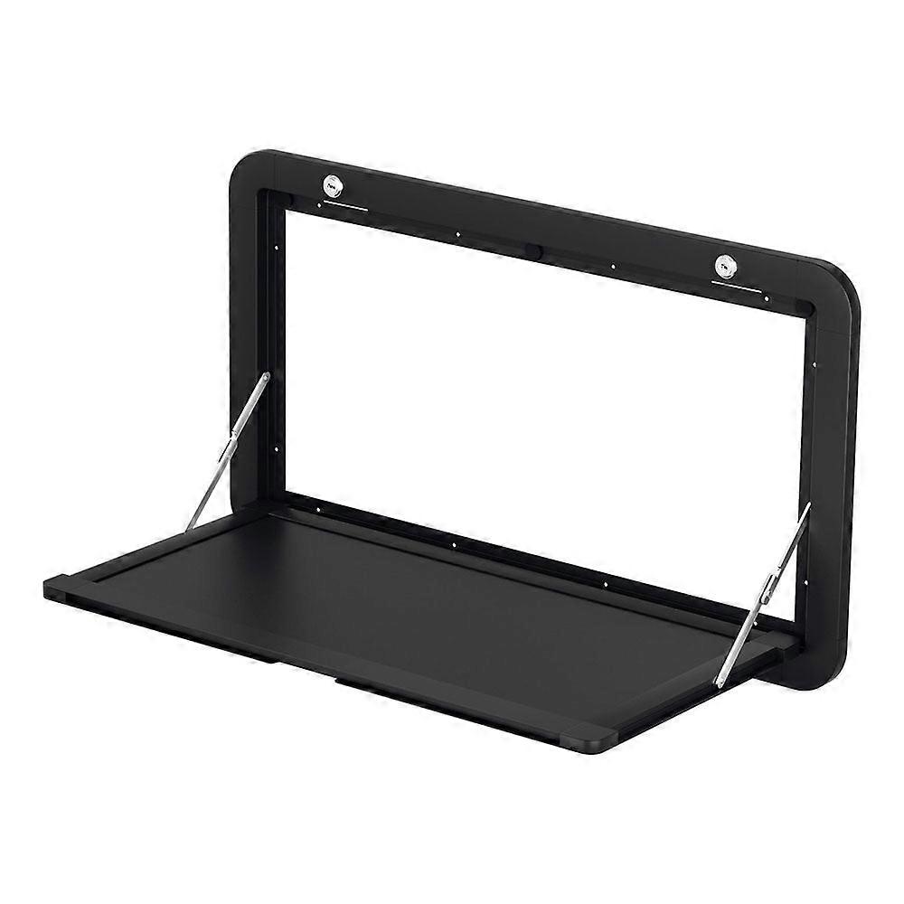 Weisshorn Table 800 X 450Mm Folding Lockable Black Camping Tables